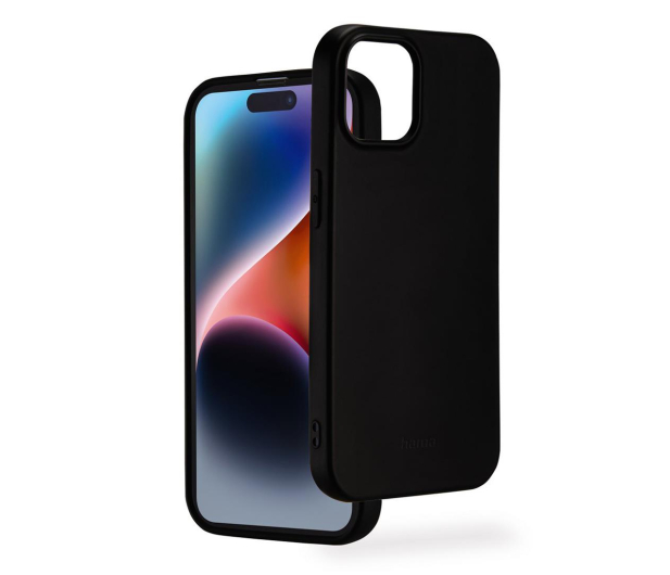 HAMA Fantastic Feel Magcase Futerał GSM dla iPhone 15 PRO, Czarny - 1210235 - zdjęcie 3